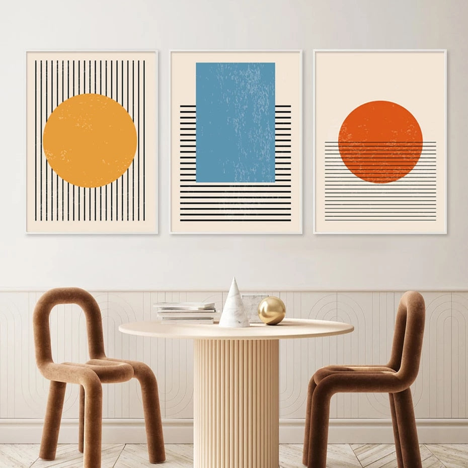 Geometric Canvas Art